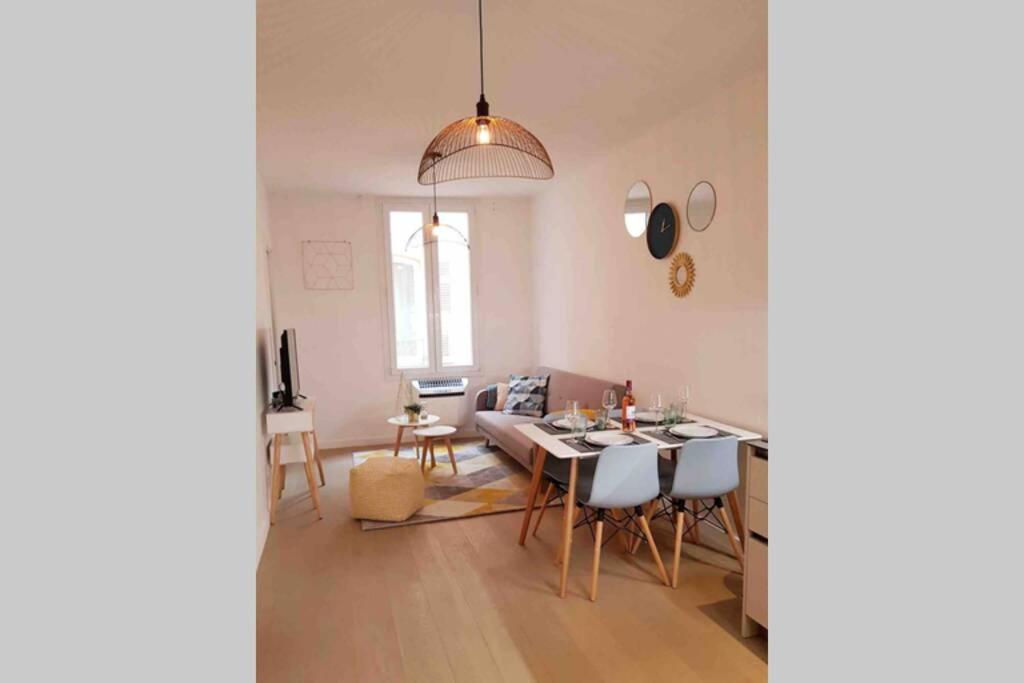 Appartement 2 Chambres Refait A Neuf, Climatise, A 2 Min De La Mer Ница Екстериор снимка