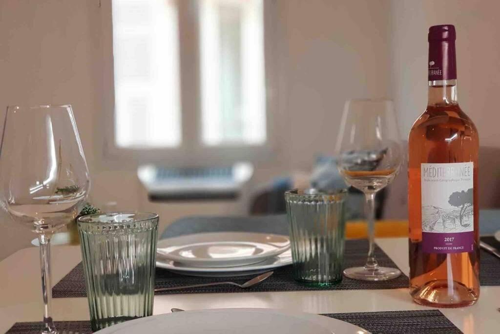 Appartement 2 Chambres Refait A Neuf, Climatise, A 2 Min De La Mer Ница Екстериор снимка
